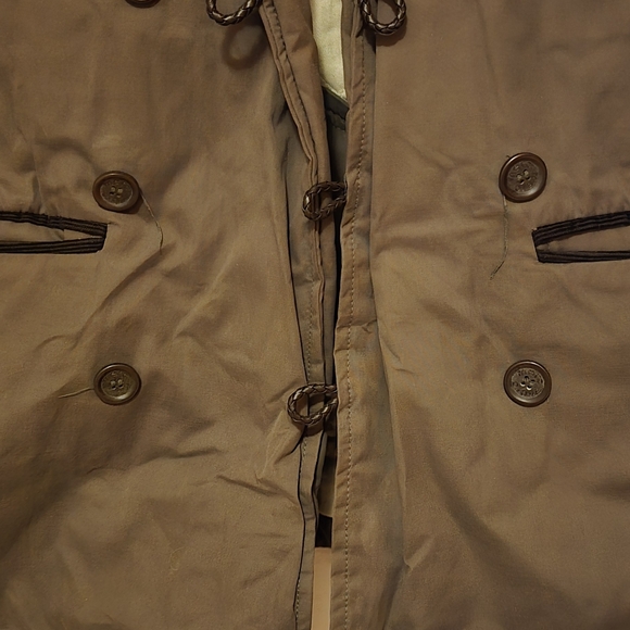 Merc London Army Green Double Breasted Jacket, small - Picture 4 of 7